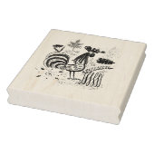  Rooster Rubberstempel (Stempel)