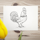 Rooster Rubberstempel