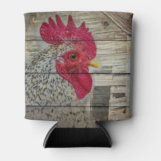 Rooster Rustic Chicken Coop Barn Board Koelbox Blikjeskoeler (Voorkant)