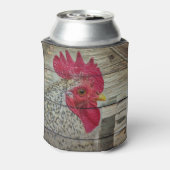 Rooster Rustic Chicken Coop Barn Board Koelbox Blikjeskoeler (Blikje Achterkant)