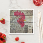 Rooster Rustic Chicken Coop Barn Board Servet (Insitu)