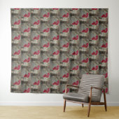 Rooster Rustic Chicken Coop Barn Board Wandkleed (In Situ (horizontaal))
