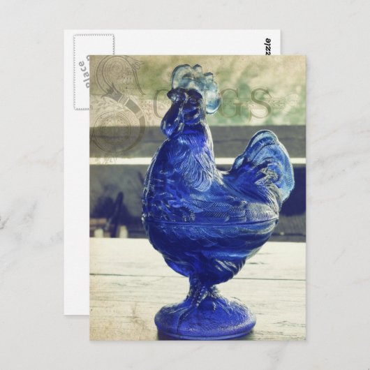 Rooster Sangen Briefkaart (Voorkant / Achterkant)