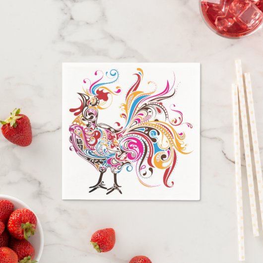  Rooster Servet (Insitu)