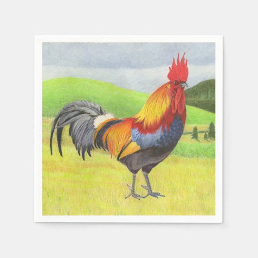 Rooster Servet (Voorkant)