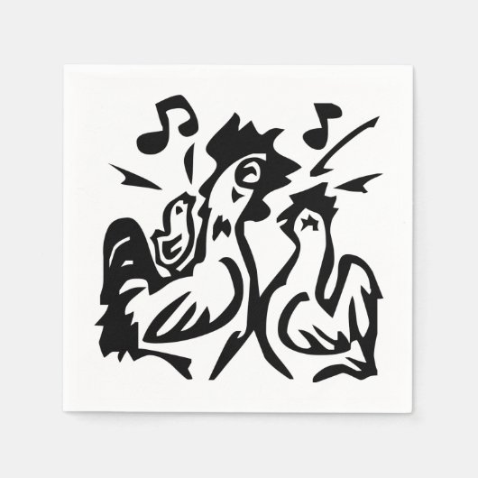 Rooster Servet (Voorkant)