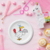 Rooster Serving Food Papieren Bordje (Feest)