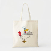 Rooster Serving Food Tote Bag (Voorkant)