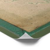  Rooster Shabby Chic Grunge Chicken Poster (Hoek)