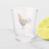 Rooster Shot Glas (Achterkant)
