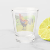 Rooster Shot Glas (Achterkant)
