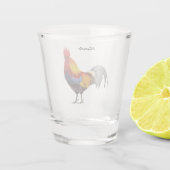Rooster Shot Glas (Achterkant)
