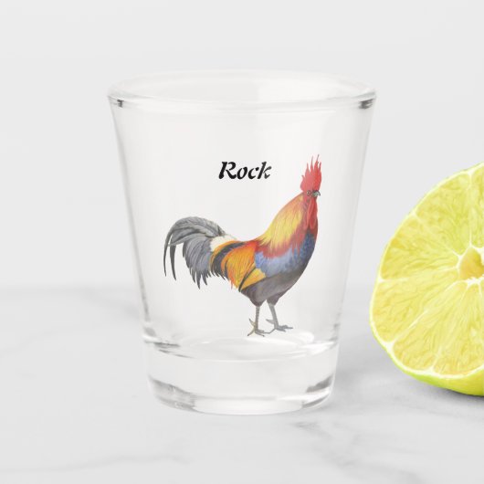 Rooster Shot Glas (Voorkant)