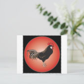 Rooster Showcase Briefkaart (Staand voorkant)