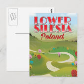 Rooster Silezië Polen Briefkaart (Voorkant / Achterkant)