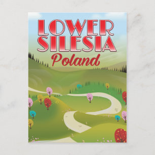 Rooster Silezië Polen Briefkaart