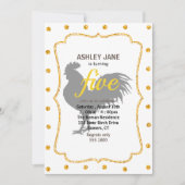 Rooster silhouet - Kies achtergrondkleur Kaart (Voorkant)