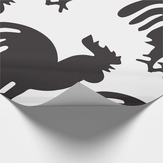 Rooster Silhouette Cadeaupapier