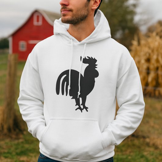 Rooster Silhouette Hoodie