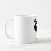 Rooster silhouette koffiemok (Links)