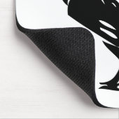 Rooster silhouette muismat (Hoek)