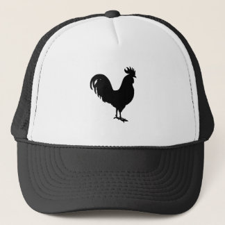 Rooster Silhouette Trucker Pet