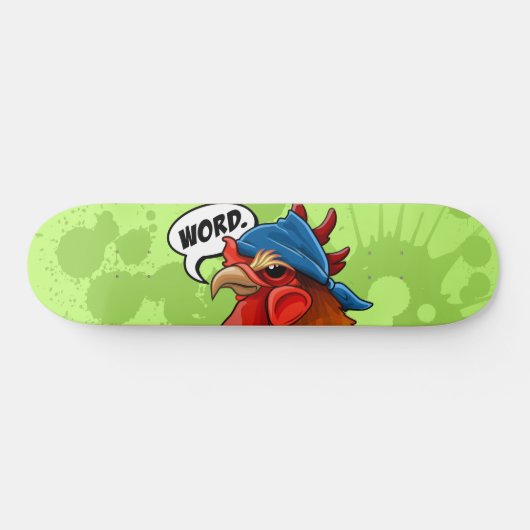 Rooster Skateboard (Horizontaal)