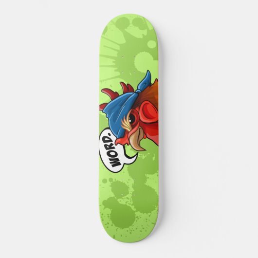 Rooster Skateboard (Voorkant)