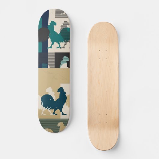 Rooster Skateboard (Voorkant)