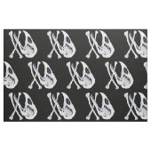 Rooster Skull en Crossbones Stof (Fat Quarter)