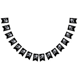 Rooster Skull en Crossbones Vlaggetjes