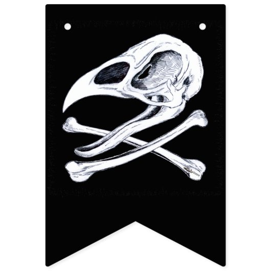 Rooster Skull en Crossbones Vlaggetjes (Tweede vlag)