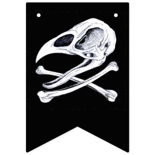 Rooster Skull en Crossbones Vlaggetjes (Eerste vlag)