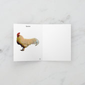 ROOSTER SKY CLOUDS DANK JE KAART (Binnen)