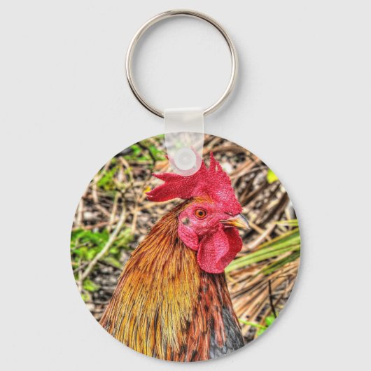 Rooster Sleutelhanger (Voorkant)
