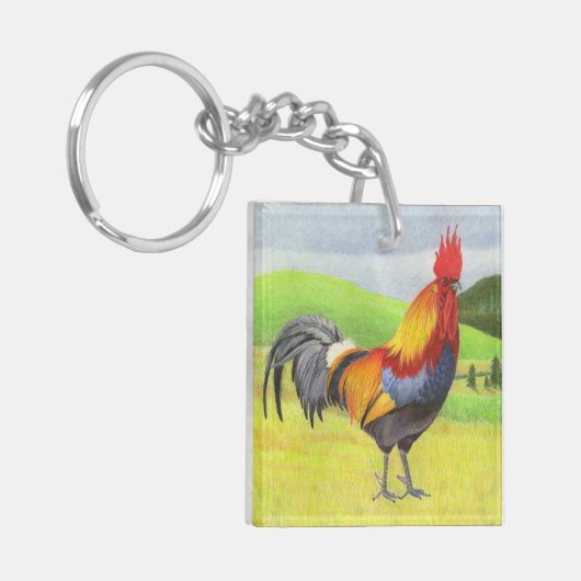 Rooster Sleutelhanger (Voorkant Links)