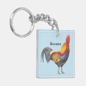 Rooster-Sleutelhanger Sleutelhanger (Voorkant Links)