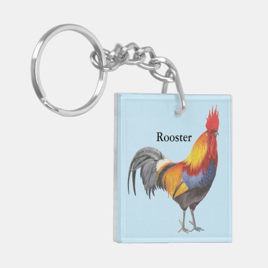 Rooster-Sleutelhanger Sleutelhanger (Voorkant Links)