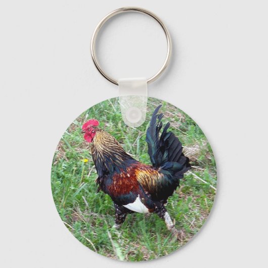 Rooster-Sleutelhanger uitvoeren Sleutelhanger (Voorkant)