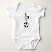 Rooster Soccer player Soccer Romper (Voorkant)