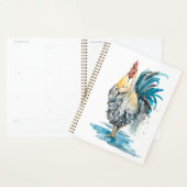 Rooster Splash - Waterverf Portret Planner (Display)