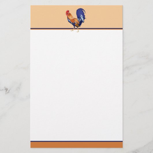 Rooster Stationery Briefpapier (Voorkant)