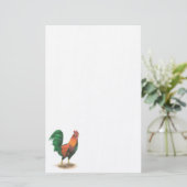 Rooster Stationery Briefpapier (Staand voorkant)