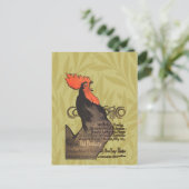 Rooster Steinlen Cocorico French Art Briefkaart (Staand voorkant)