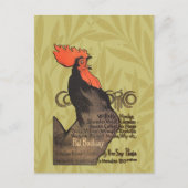 Rooster Steinlen Cocorico French Art Briefkaart (Voorkant)