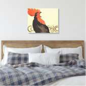 Rooster Steinlen Cocorico French Art Canvas Afdruk (Insitu (Slaapkamer))