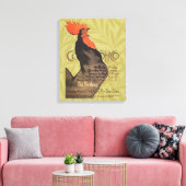 Rooster Steinlen Cocorico French Art Canvas Afdruk (Insitu (Woonkamer))