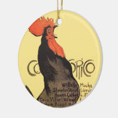 Rooster Steinlen Cocorico French Art Keramisch Ornament (Links)