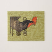 Rooster Steinlen Cocorico French Art Legpuzzel (Horizontaal)