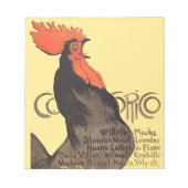 Rooster Steinlen Cocorico French Art Notitieblok (Voorkant)